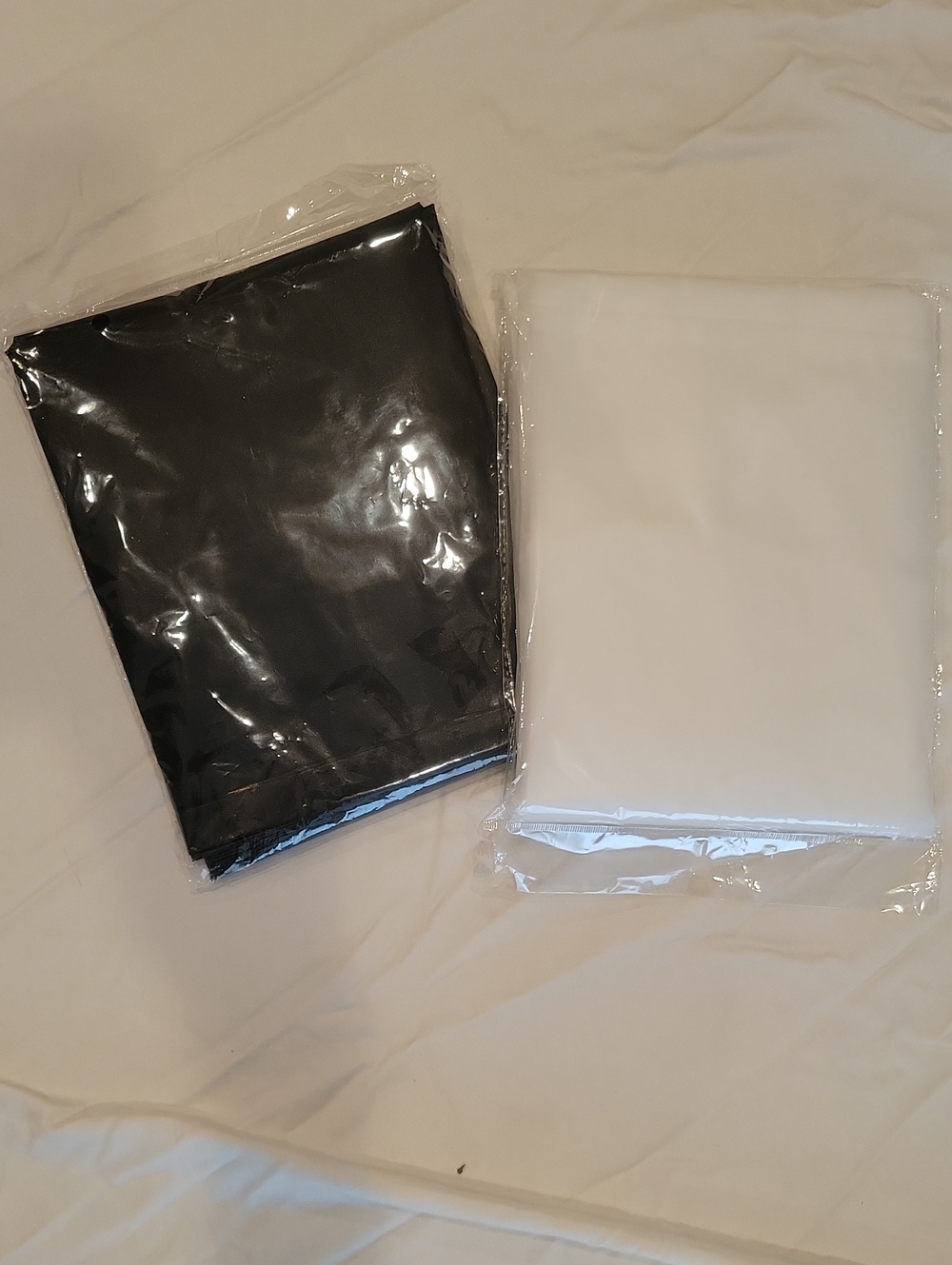 Nwt ..Two Black And White Adult Rain Ponchos. Perfect For Hicking In The Rain!